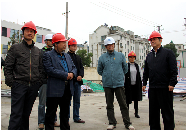 蘇州市住建局局長張永清帶隊視察我南環(huán)中學項目